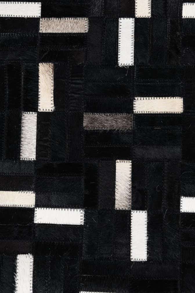 8' x 10' Cowhide Leather Rug
