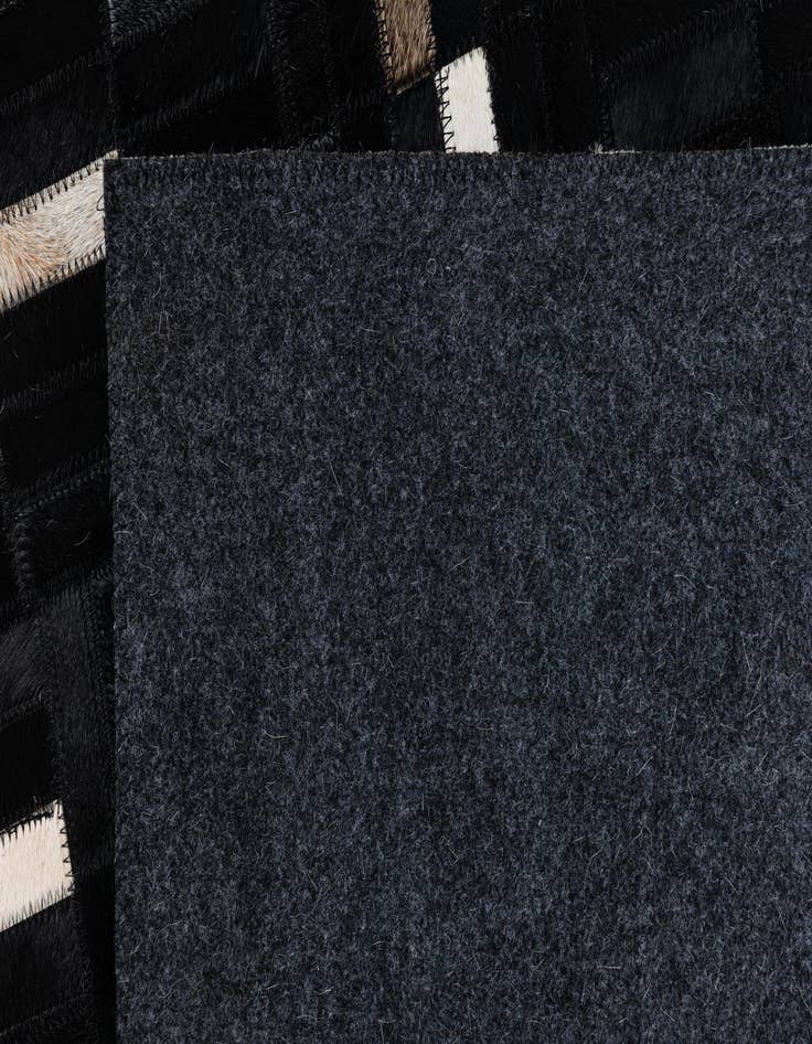 Detail image of 8' x 10' Cowhide Leather Rug