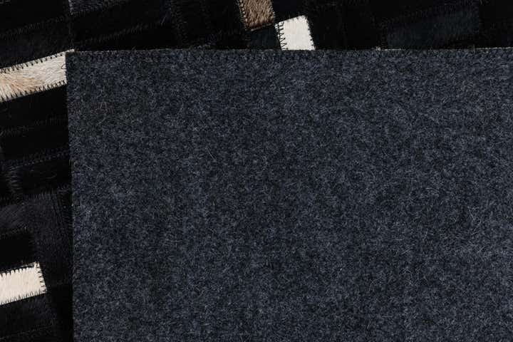 8' x 10' Cowhide Leather Rug
