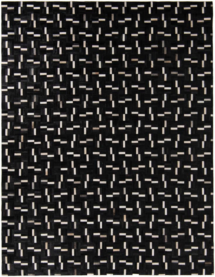 Detail image of 8' x 10' Cowhide Leather Rug