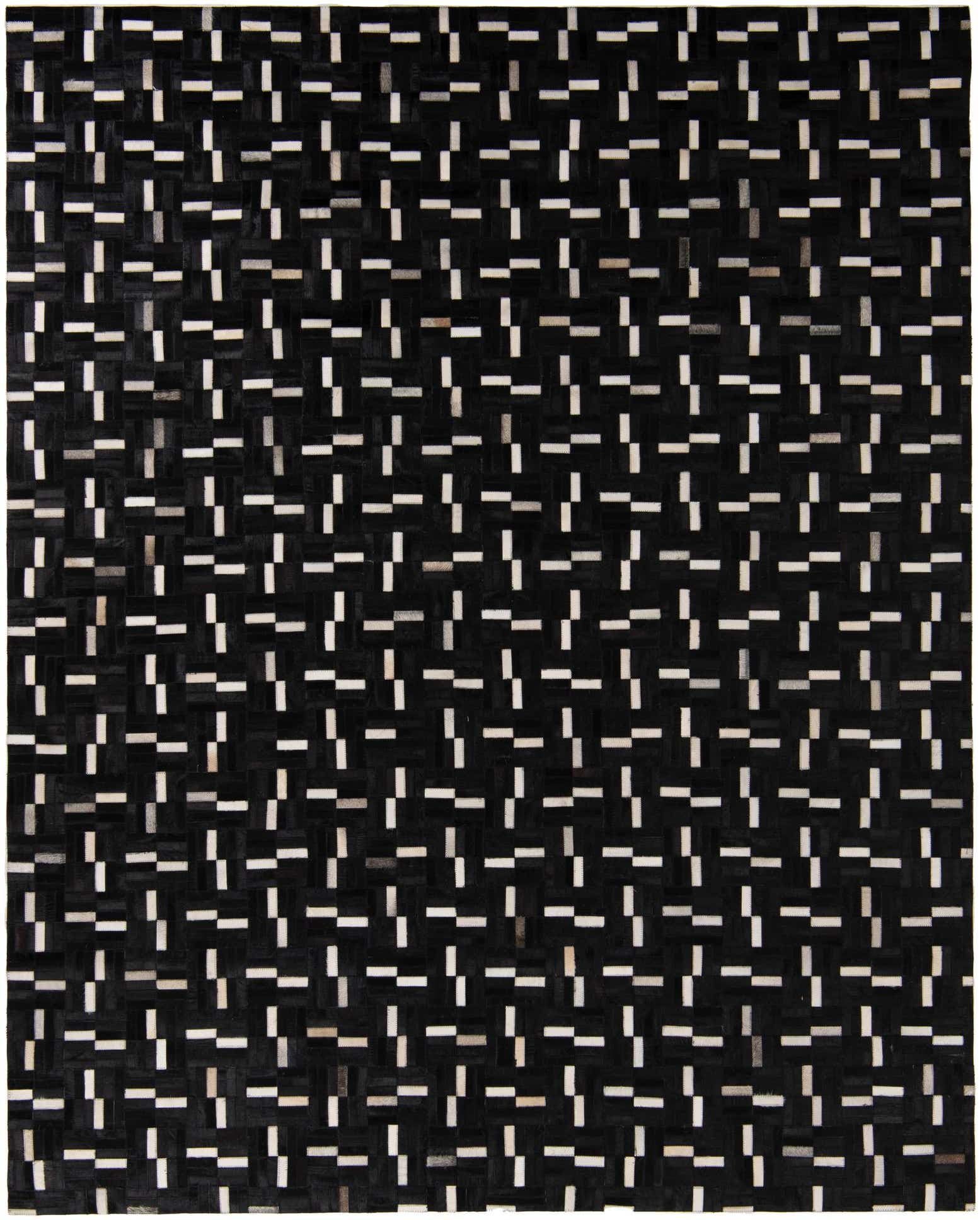 8' x 10' Cowhide Leather Rug
