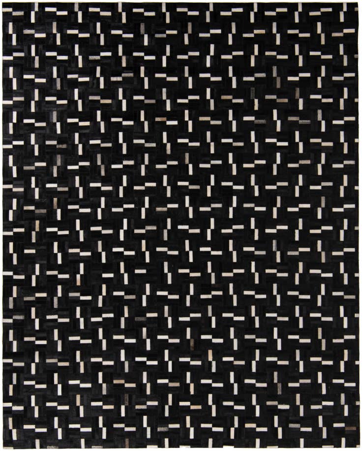 Detail image of 8' x 10' Cowhide Leather Rug