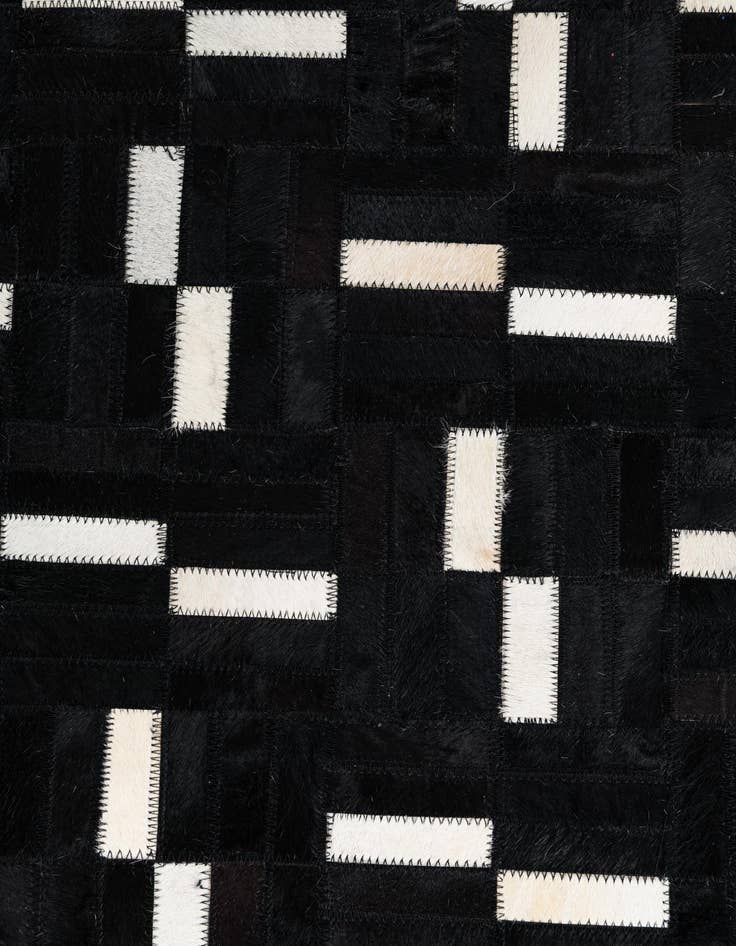 Detail image of 8' 1 x 10' Cowhide Leather Rug