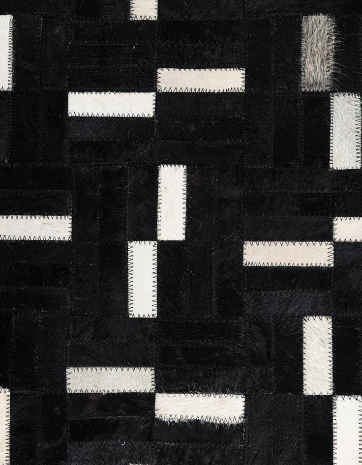 Detail image of 7' 10 x 10' Cowhide Leather Rug