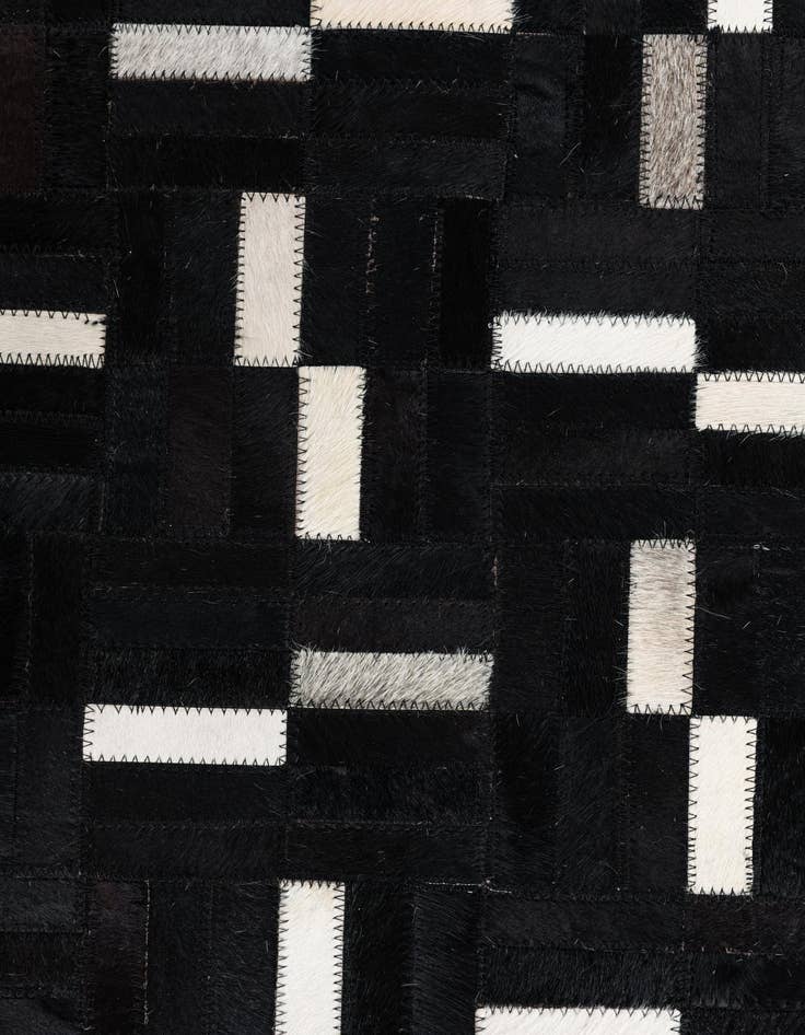Detail image of 7' 10 x 10' Cowhide Leather Rug
