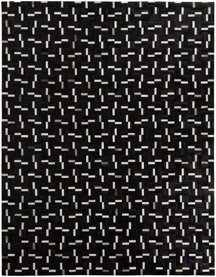 Detail image of 7' 10 x 10' Cowhide Leather Rug