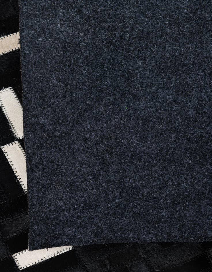 Detail image of 8' 2 x 10' 1 Cowhide Leather Rug