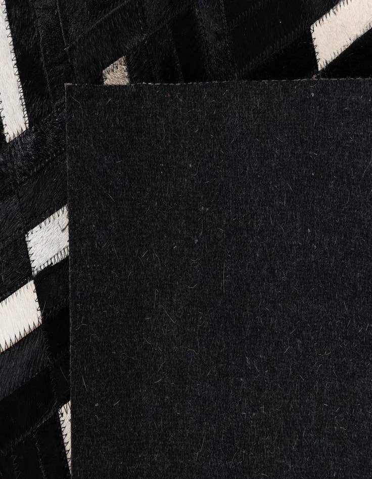 Detail image of 8' x 9' 10 Cowhide Leather Rug