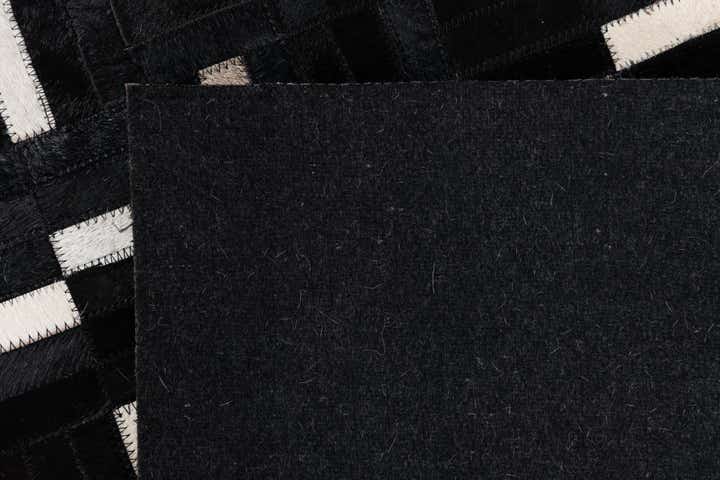 8' x 9' 10 Cowhide Leather Rug