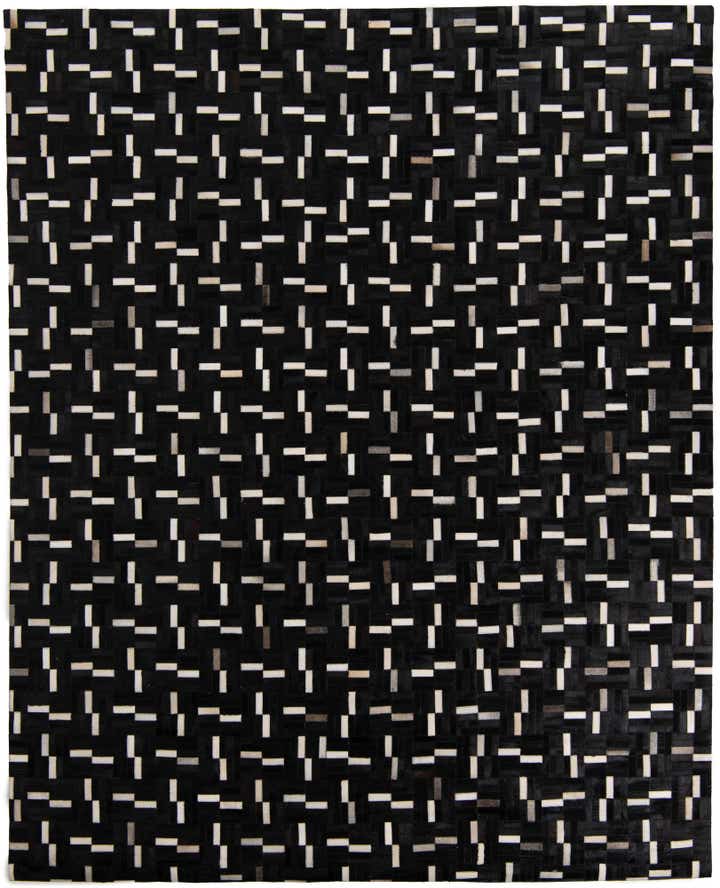 8' x 9' 10 Cowhide Leather Rug