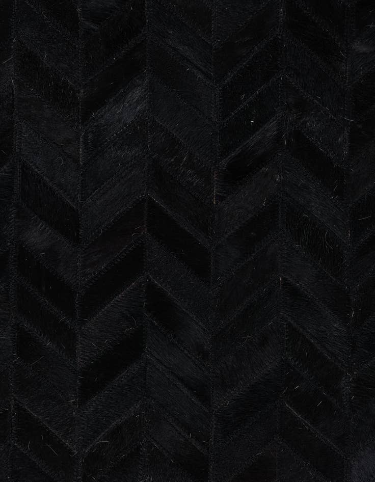 Detail image of 7' 10 x 10' 2 Cowhide Leather Rug