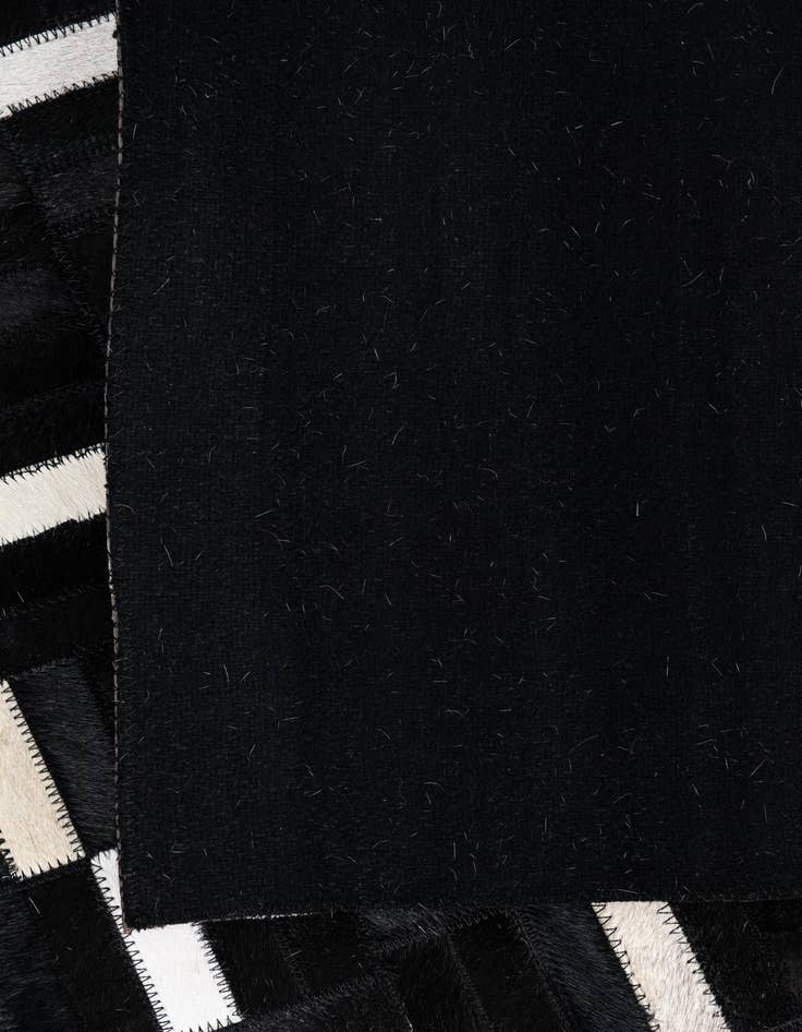Detail image of 8' 1 x 10' Cowhide Leather Rug