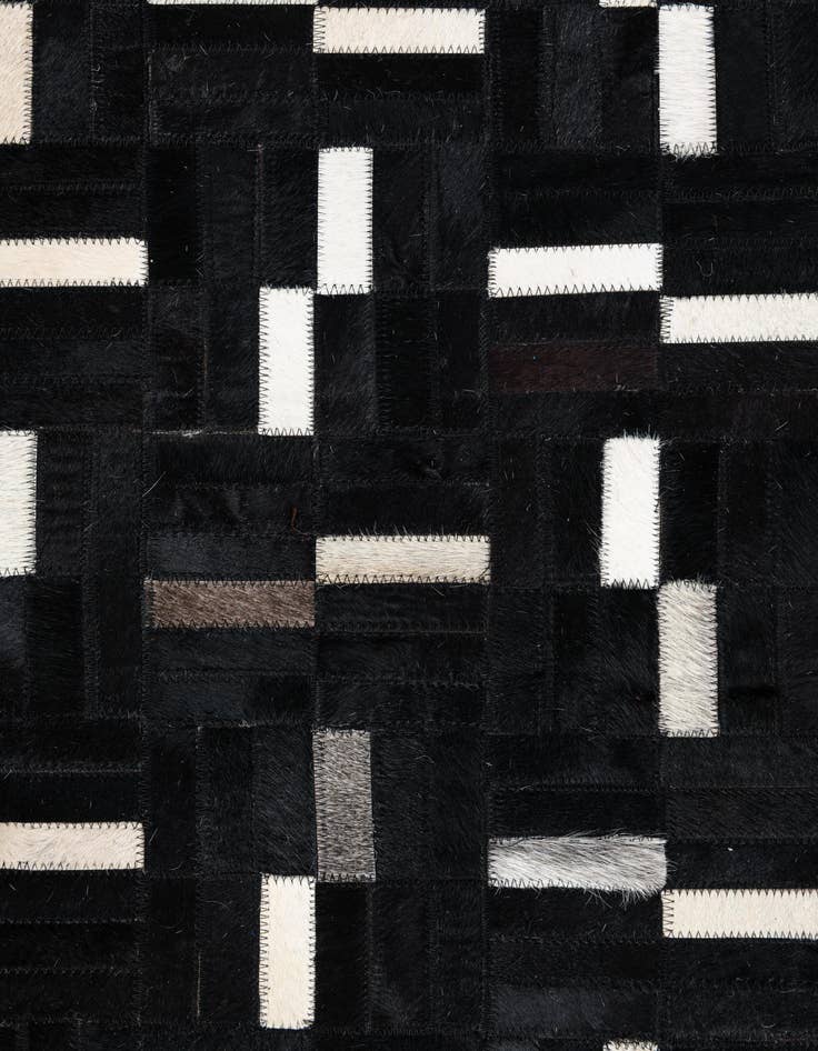 Detail image of 8' x 10' 1 Cowhide Leather Rug