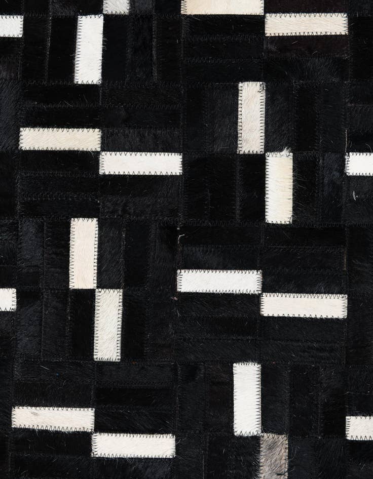 Detail image of 8' x 10' 1 Cowhide Leather Rug