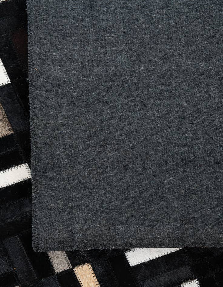 Detail image of 8' x 10' 1 Cowhide Leather Rug