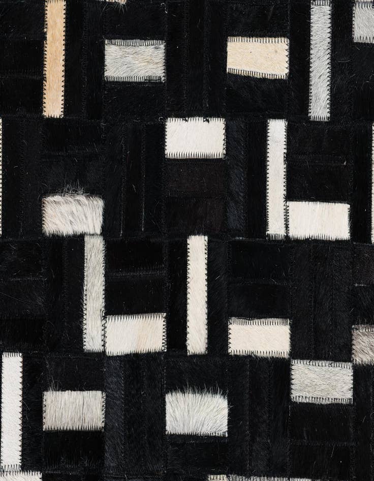 Detail image of 8' x 10' Cowhide Leather Rug