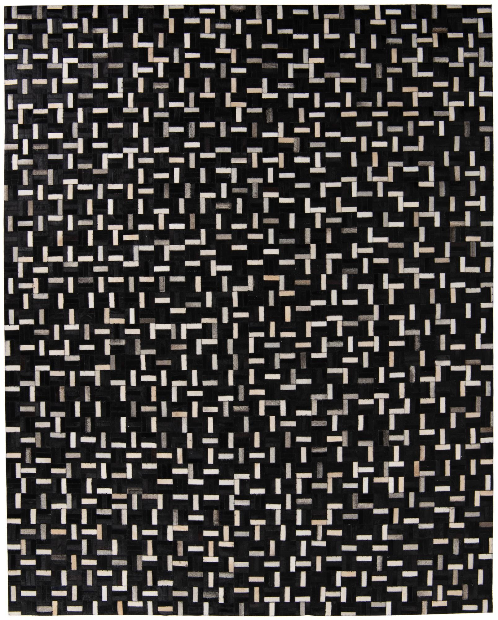 8' x 10' Cowhide Leather Rug