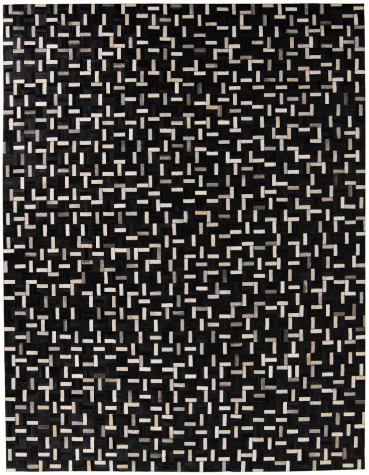 Detail image of 8' x 10' Cowhide Leather Rug