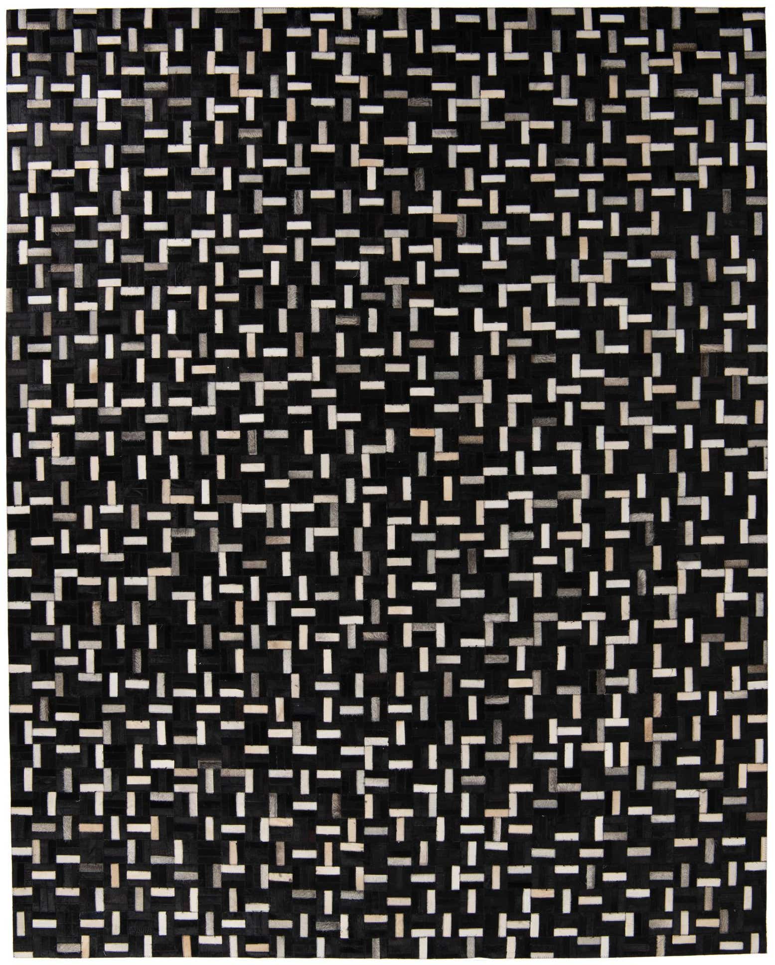 8' x 10' Cowhide Leather Rug