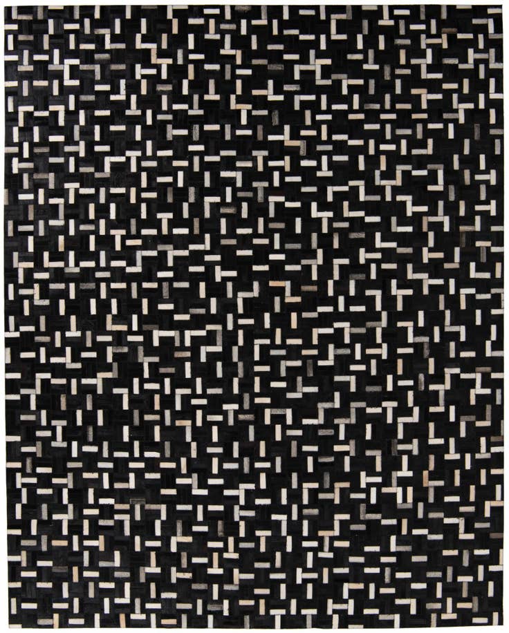 Detail image of 8' x 10' Cowhide Leather Rug