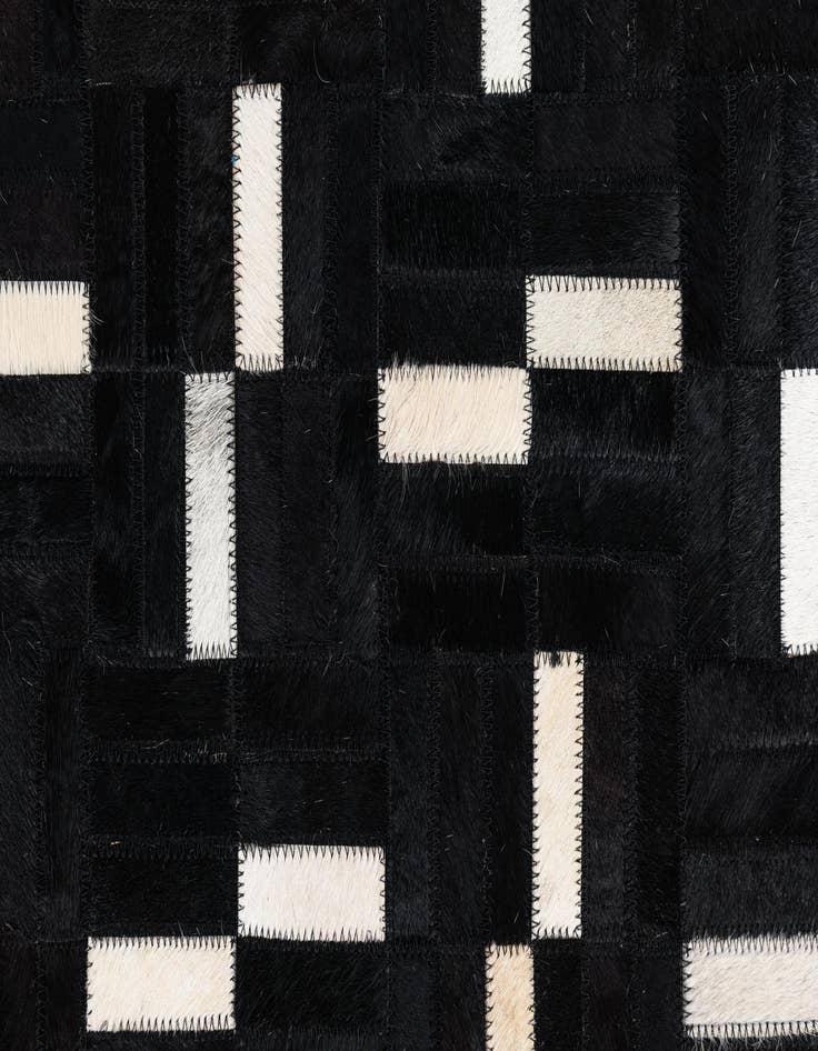 Detail image of 8' x 10' Cowhide Leather Rug