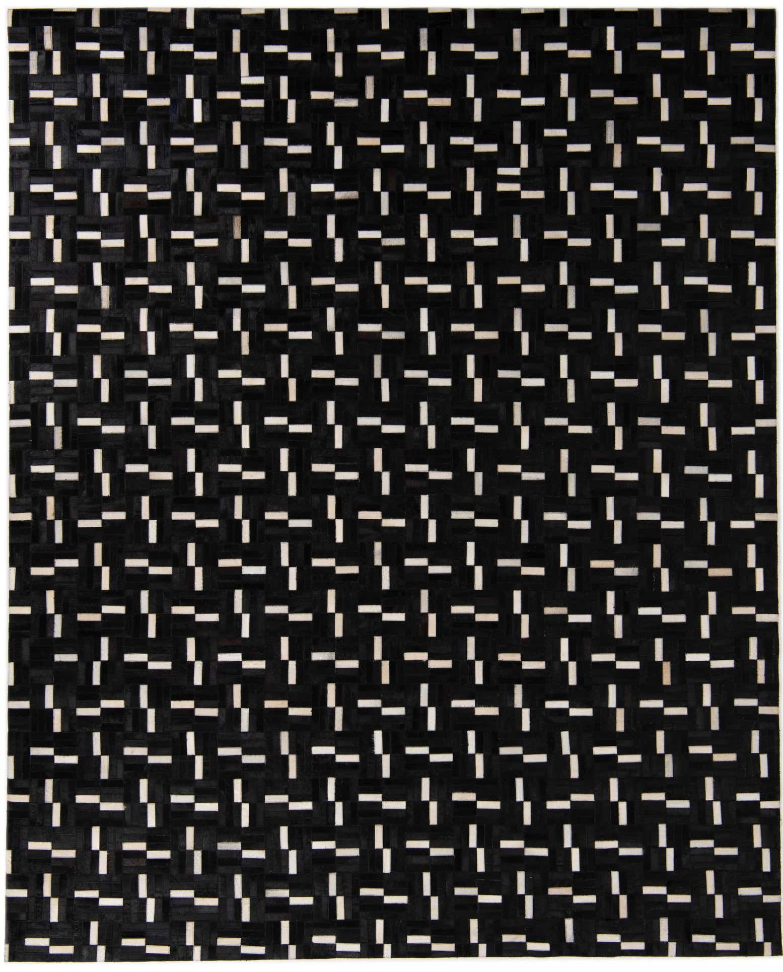 8' x 10' Cowhide Leather Rug