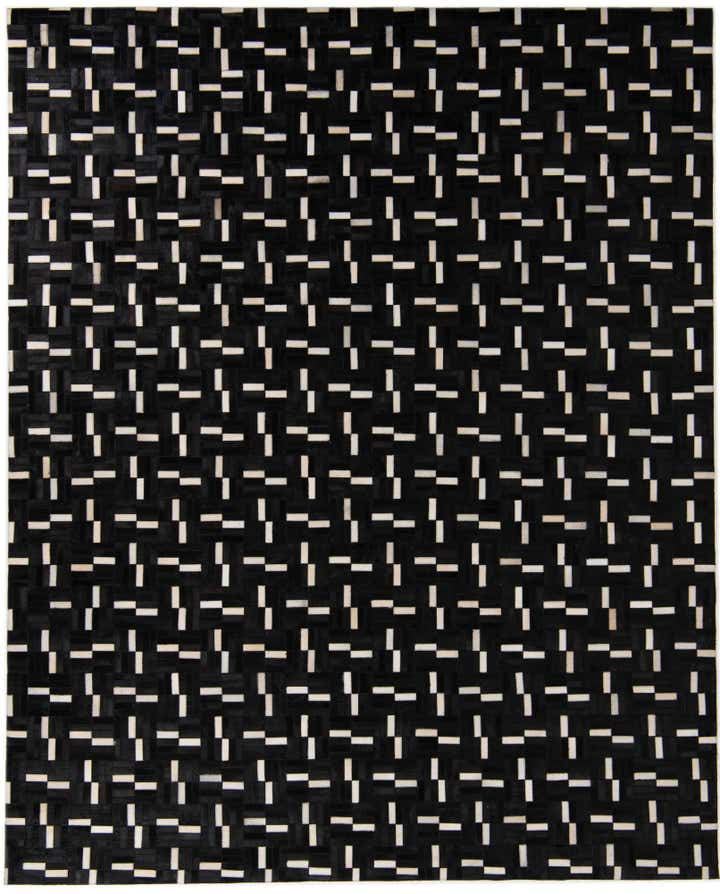 8' x 10' Cowhide Leather Rug