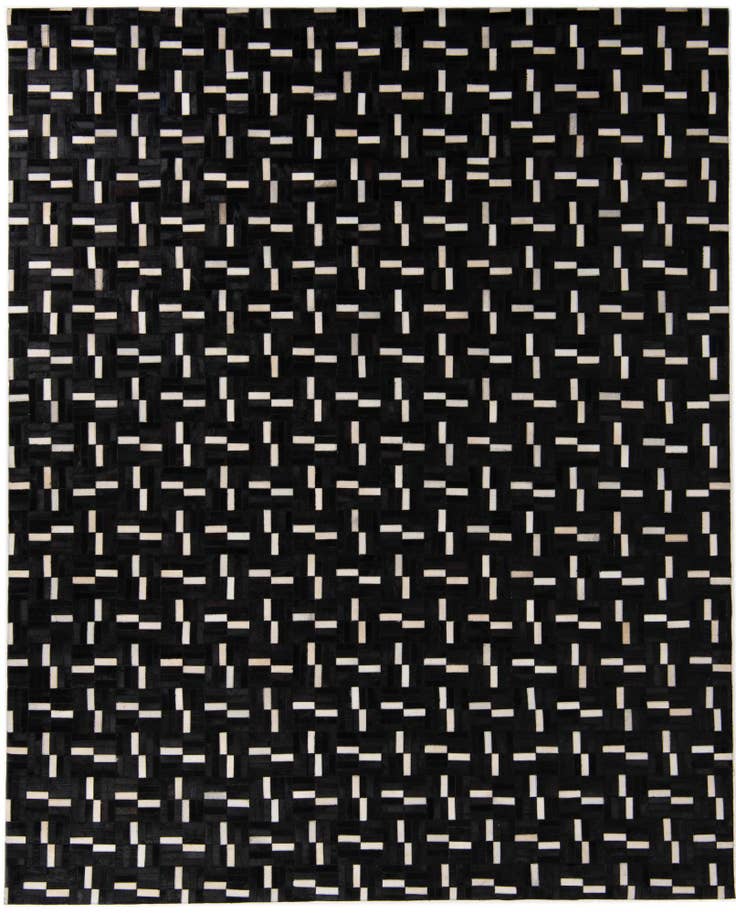 Detail image of 8' x 10' Cowhide Leather Rug