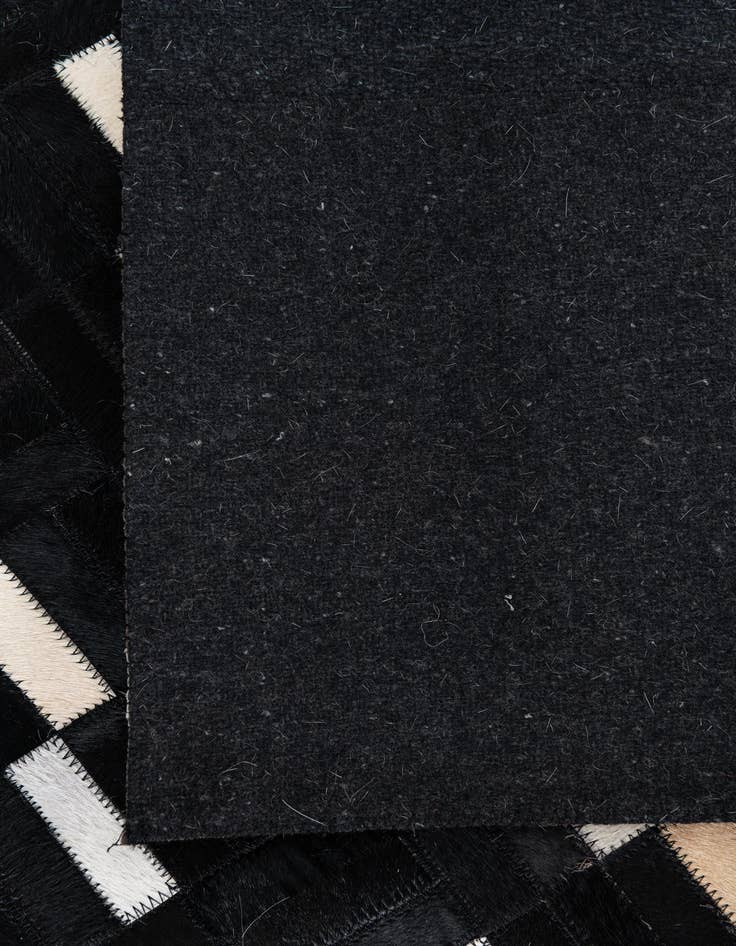 Detail image of 7' 10 x 9' 9 Cowhide Leather Rug