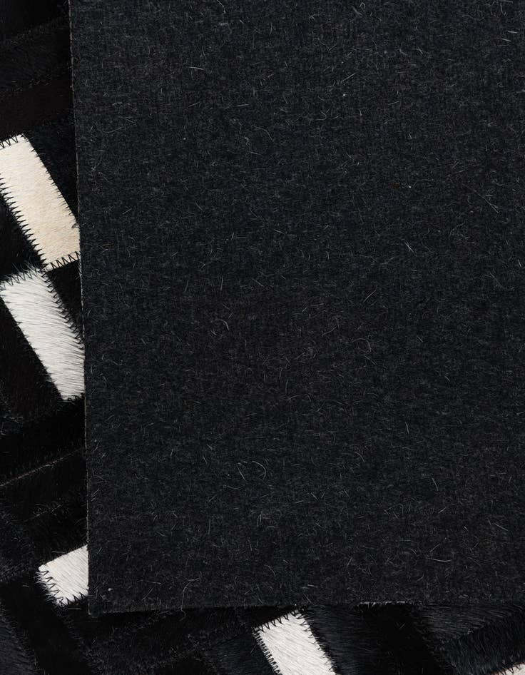 Detail image of 7' 9 x 9' 10 Cowhide Leather Rug