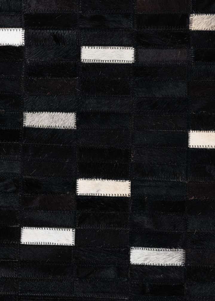 8' 1 x 10' 1 Cowhide Leather Rug
