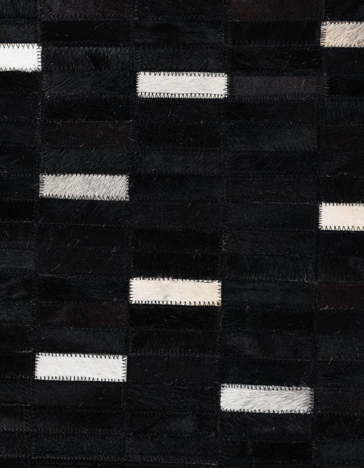 Detail image of 8' 1 x 10' 1 Cowhide Leather Rug