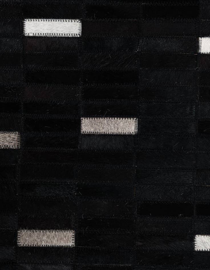 Detail image of 8' 1 x 10' 1 Cowhide Leather Rug