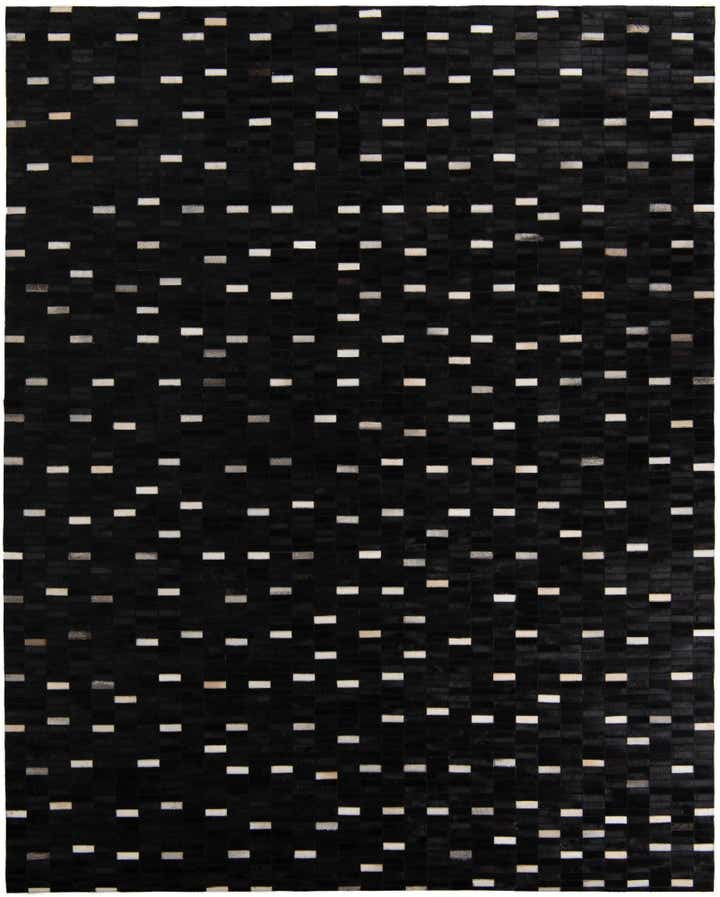 8' 1 x 10' 1 Cowhide Leather Rug