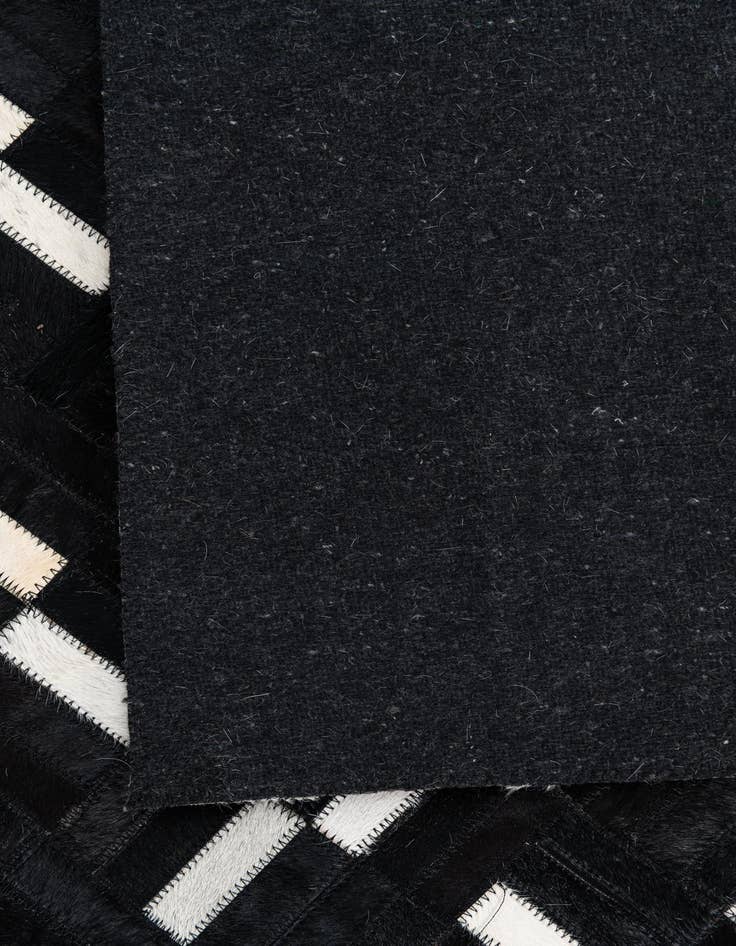 Detail image of 8' 1 x 10' Cowhide Leather Rug