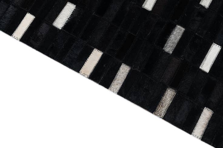 Detail image of 5' x 8' 1 Cowhide Leather Rug