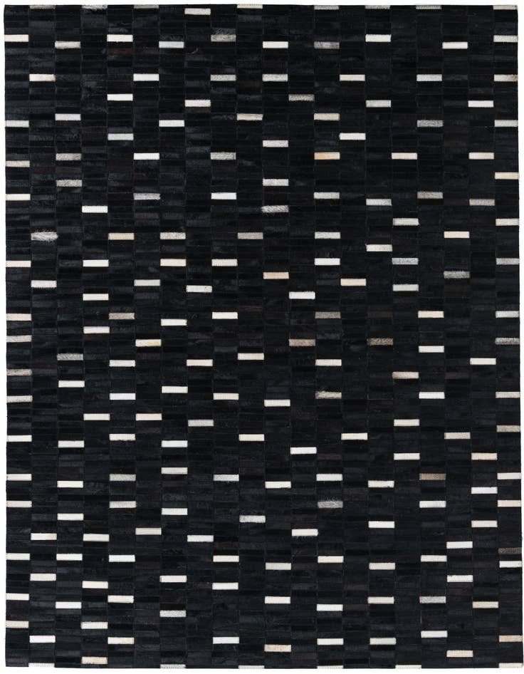 Detail image of 5' x 8' 1 Cowhide Leather Rug