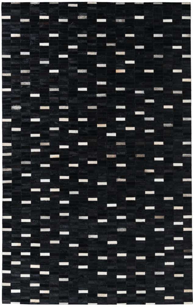 5' x 8' 1 Cowhide Leather Rug