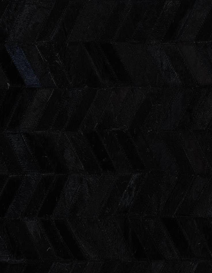 Detail image of 5' 2 x 8' Cowhide Leather Rug