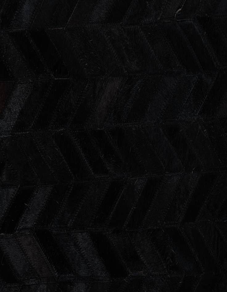 Detail image of 5' 2 x 8' Cowhide Leather Rug