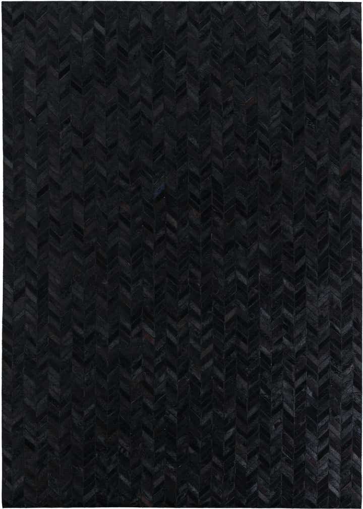 5' 2 x 8' Cowhide Leather Rug
