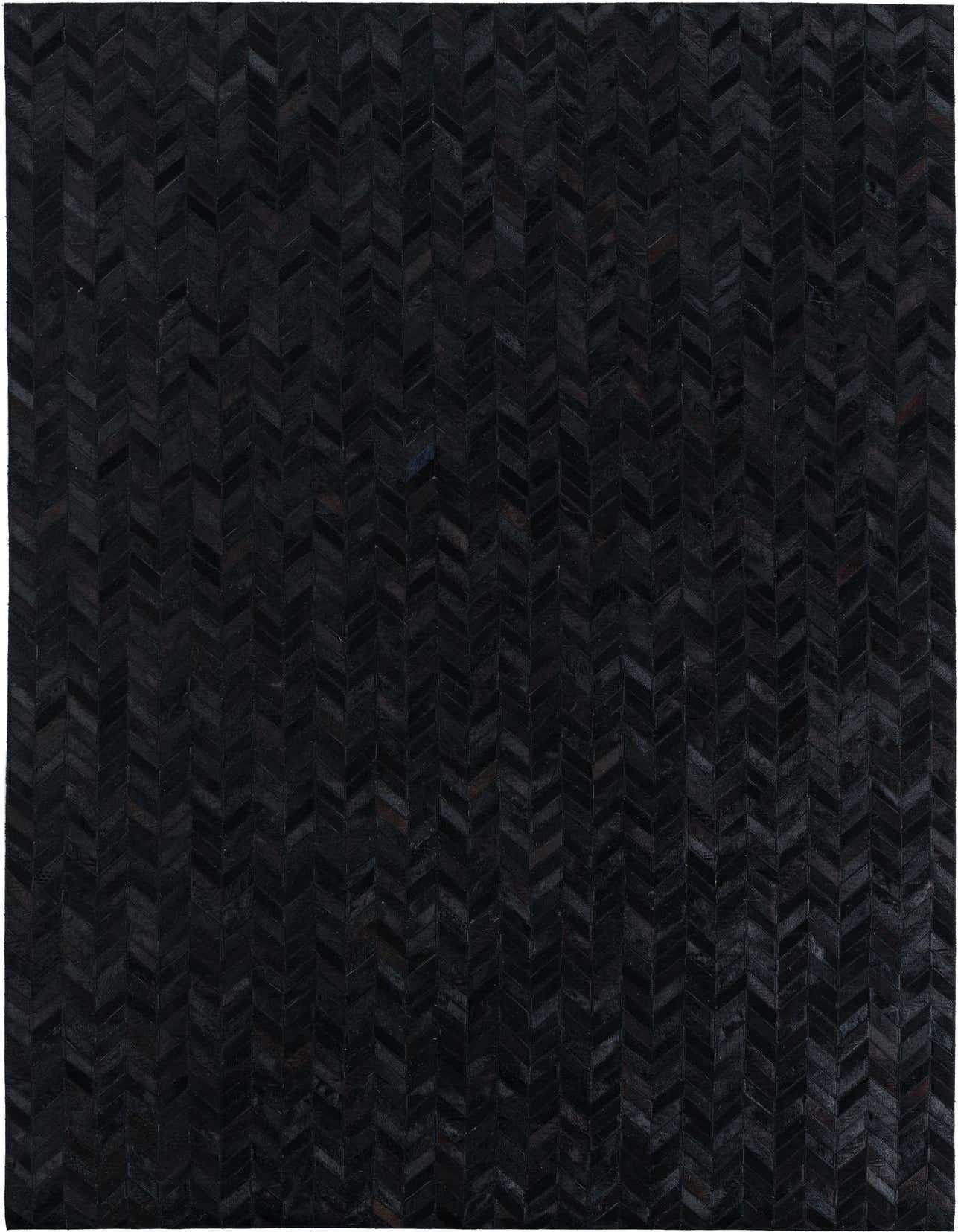 5' 2 x 8' Cowhide Leather Rug