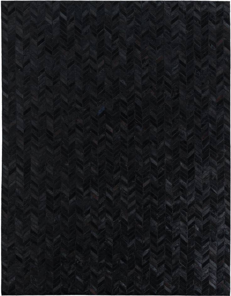 Detail image of 5' 2 x 8' Cowhide Leather Rug