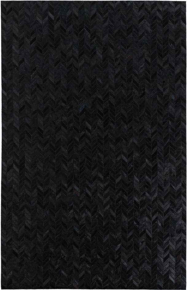Detail image of 5' 2 x 8' Cowhide Leather Rug