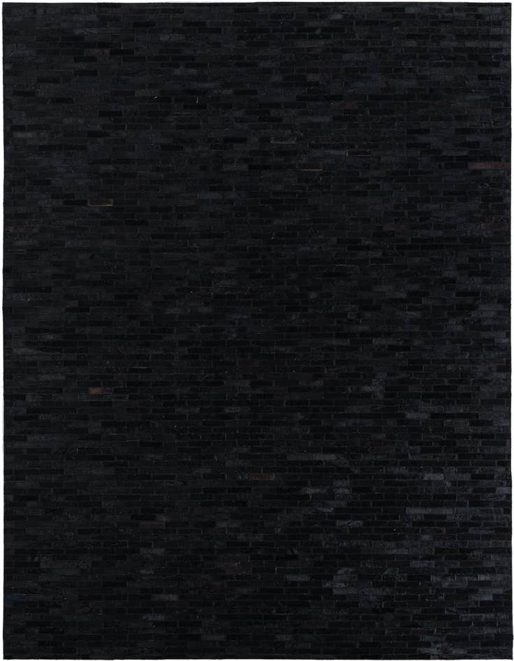 Detail image of 5' 2 x 8' Cowhide Leather Rug