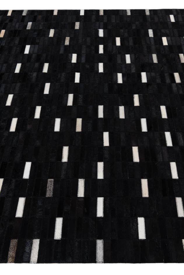 Detail image of 5' x 8' Cowhide Leather Rug