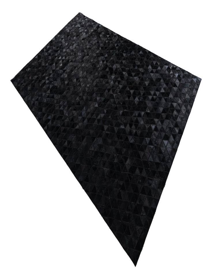 Detail image of 5' x 7' 8 Cowhide Leather Rug