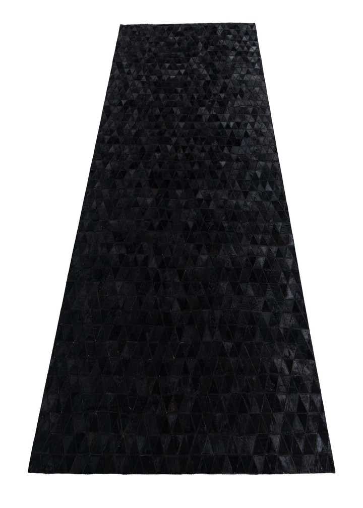 5' x 7' 8 Cowhide Leather Rug