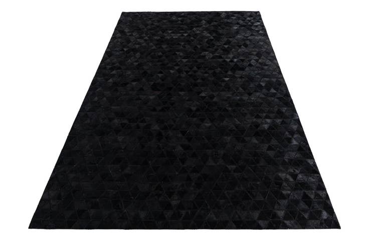Detail image of 5' x 7' 8 Cowhide Leather Rug