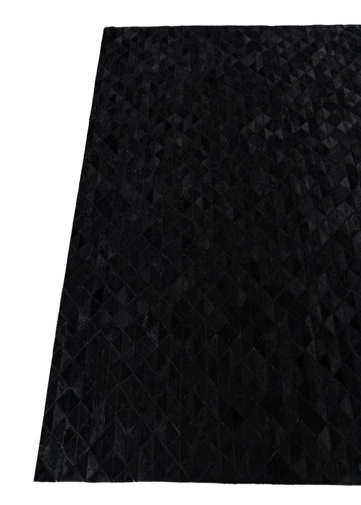 5' x 7' 8 Cowhide Leather Rug